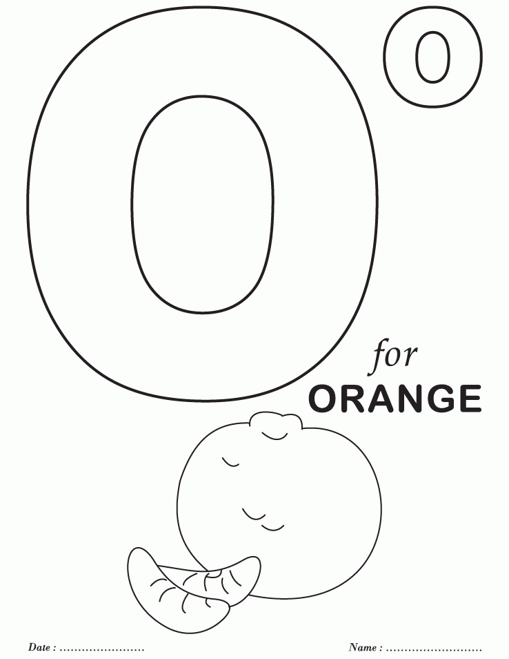 Preschool Coloring Pages Alphabet - Coloring Home