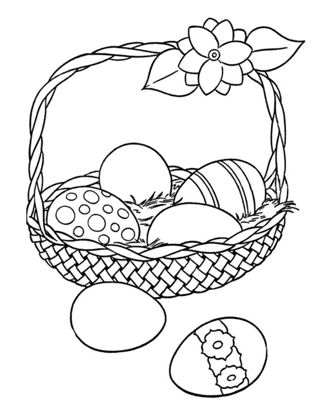Free Printable Easter Egg Coloring Pages - Coloring Home