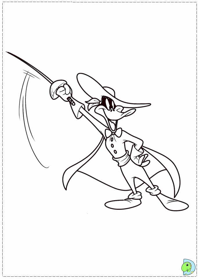Daffy Duck Coloring page- DinoKids.