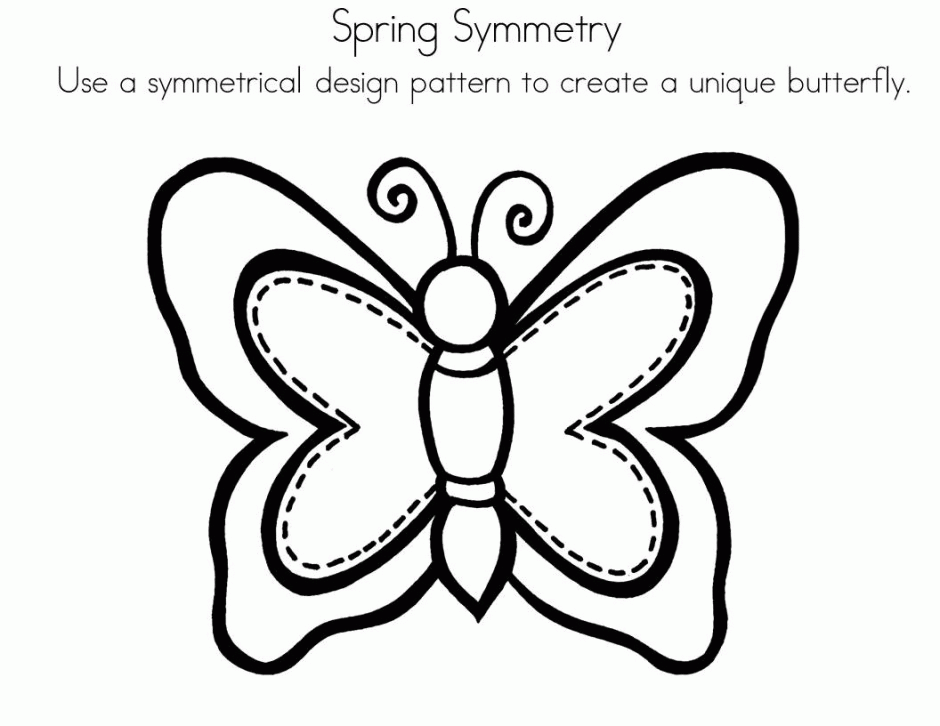 Symmetry Coloring Sheets - Coloring Home