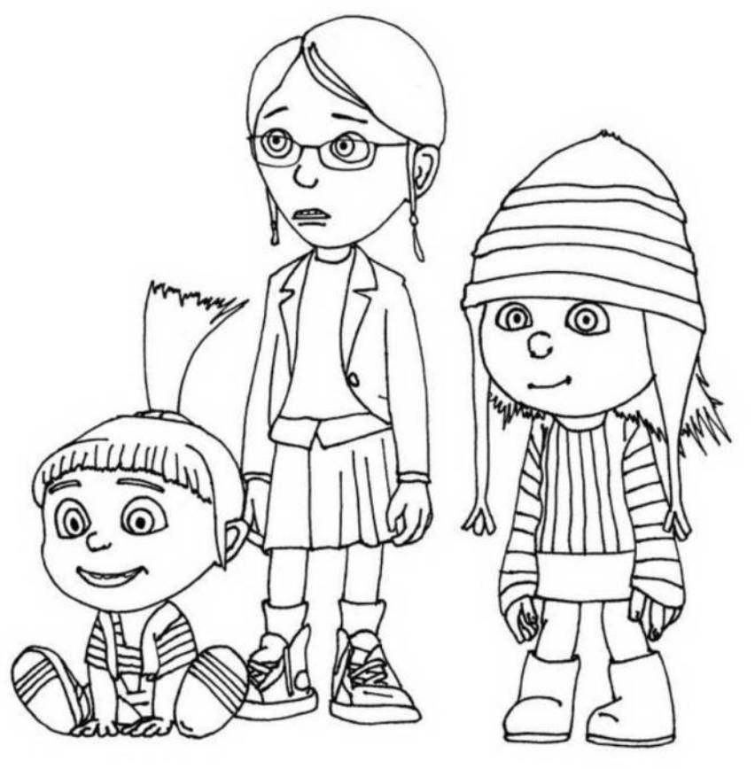 Despicable Me Coloring Pages - Coloring Home