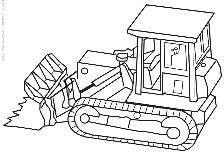 Free Construction Equipment Coloring Pages | coloring pages