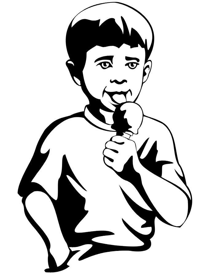 Ice Cream Sundae Coloring Pages - Coloring Home