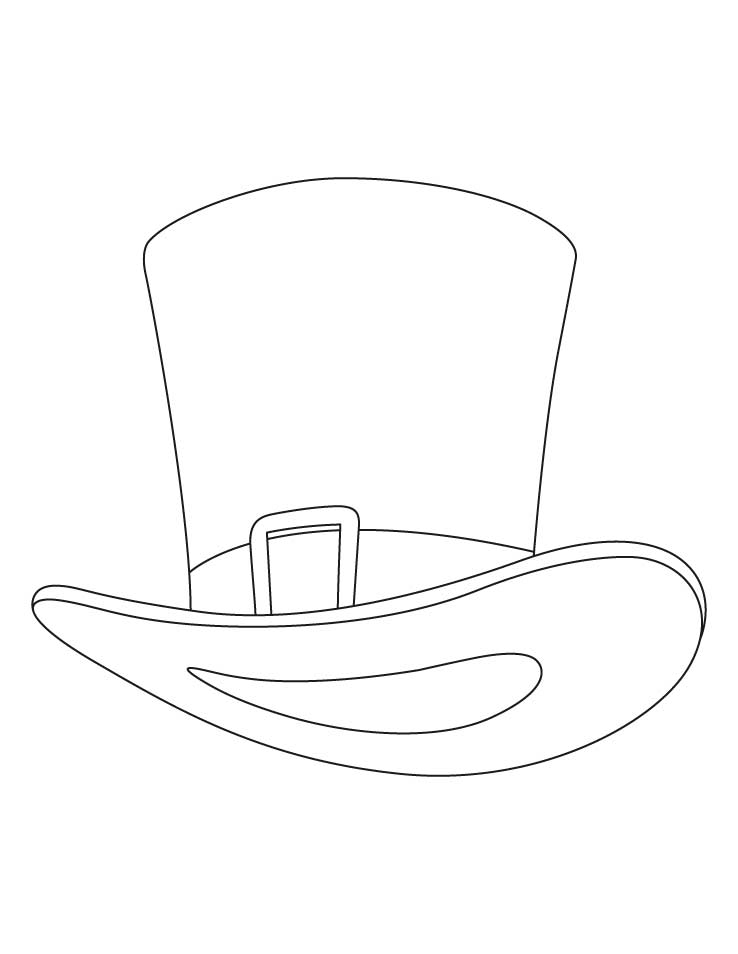 magic tophat coloring pages - photo #21
