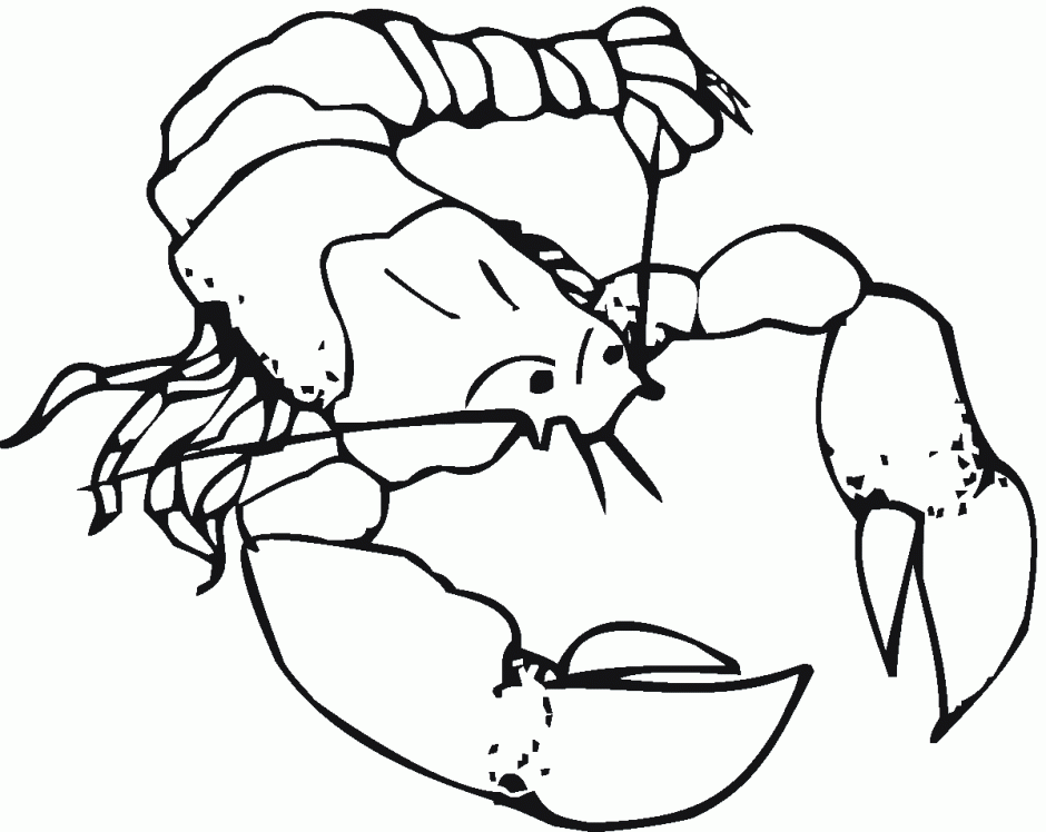 Lobster Alphabet Coloring Pages Id 103055 Uncategorized Yoand 
