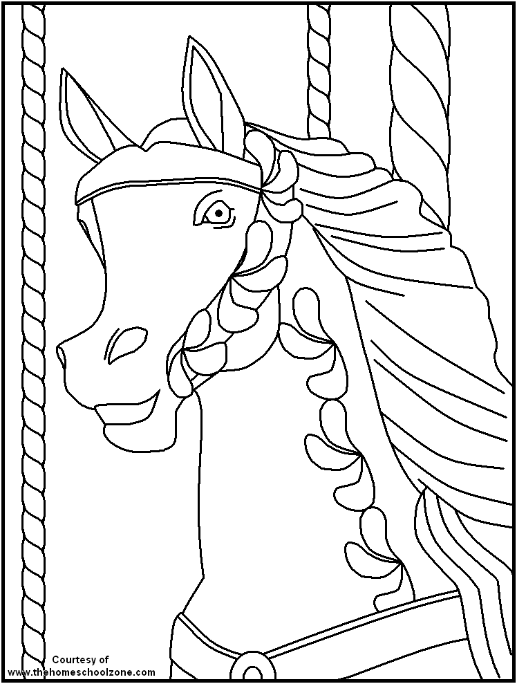 Carnival Coloring Page Coloring Home
