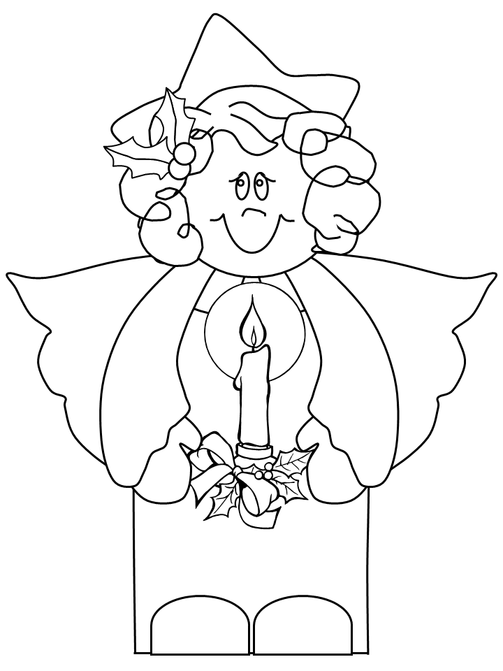 Angel25 Angels Coloring Pages & Coloring Book