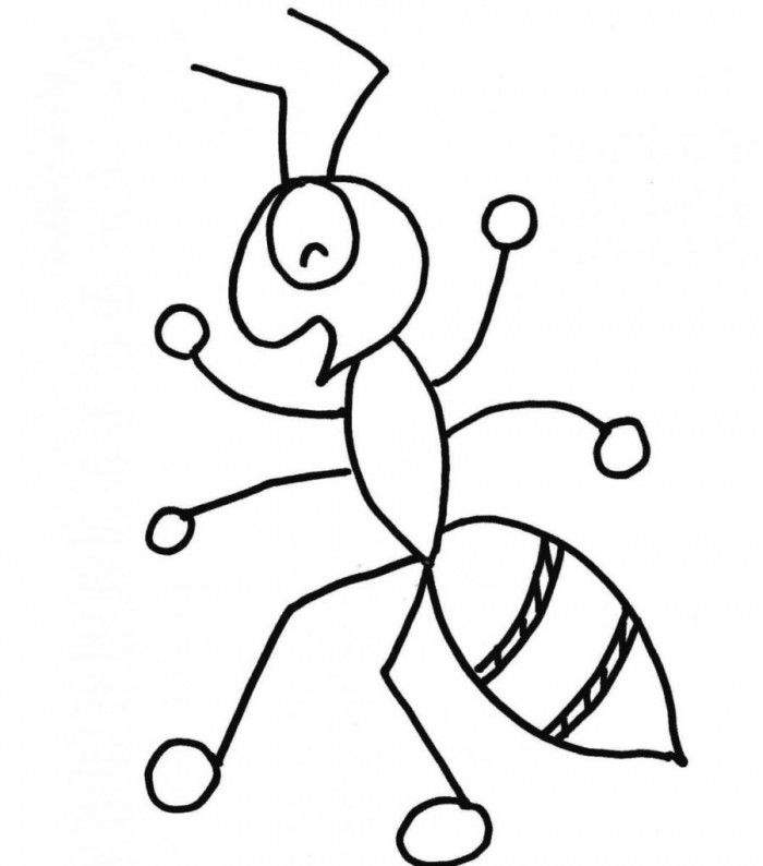 Ant Coloring Pages Free | 99coloring.com