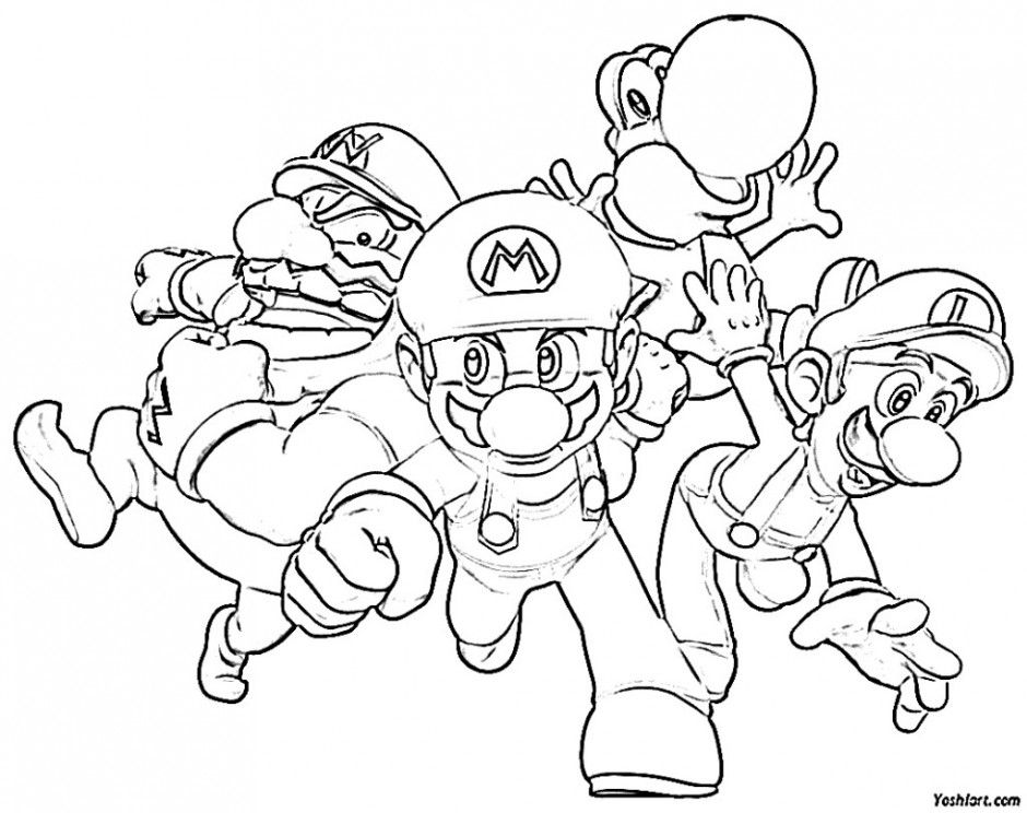 Mario And Sonic Coloring Pages Coloring Home