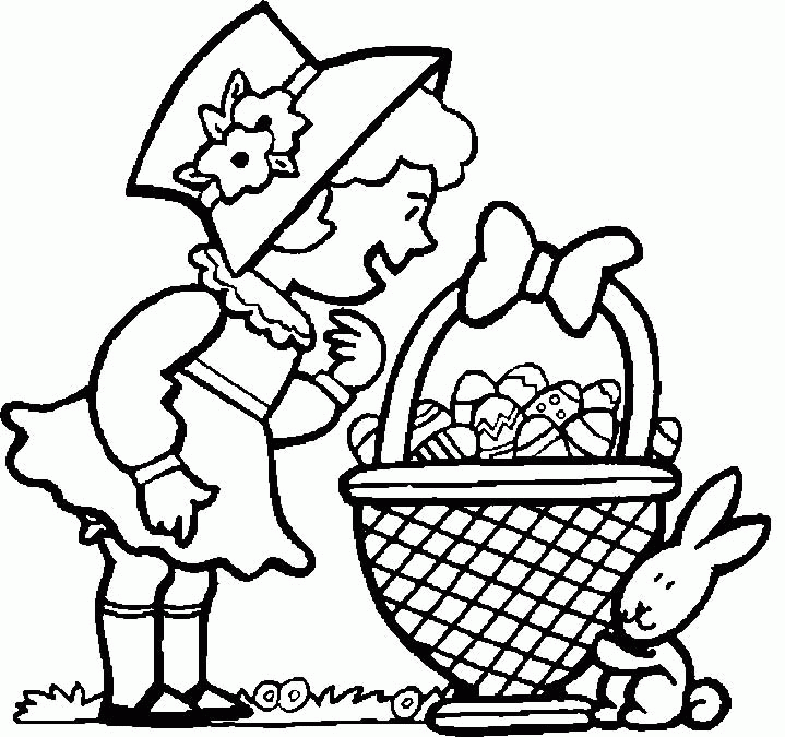 Printable Easter Coloring Page - Let's Color! | My Easter Blog