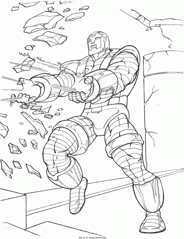 big Iron man Coloring pages for kids | Great Coloring Pages