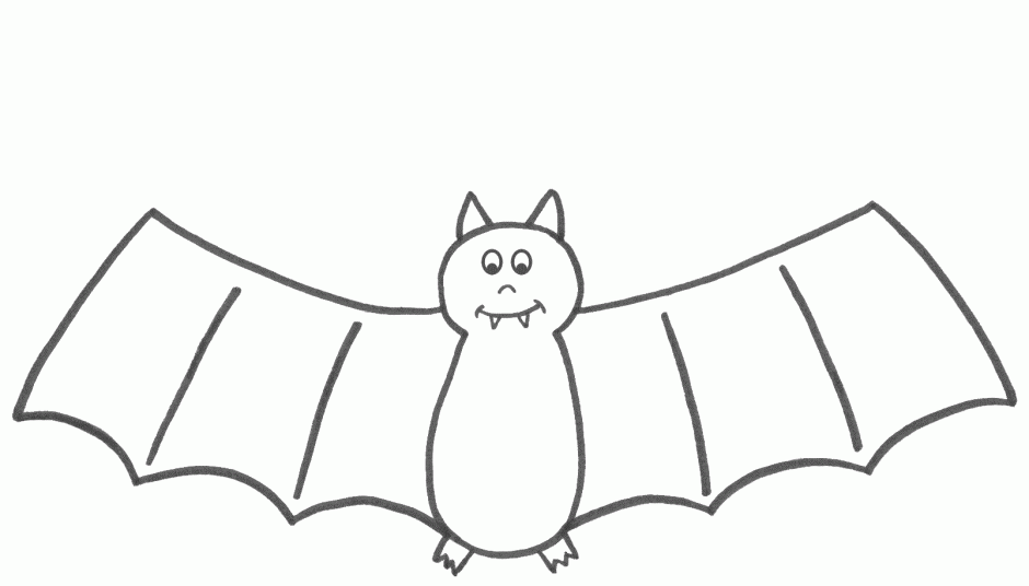 Free Printable Halloween Bat Coloring Pages Coloring 289298 