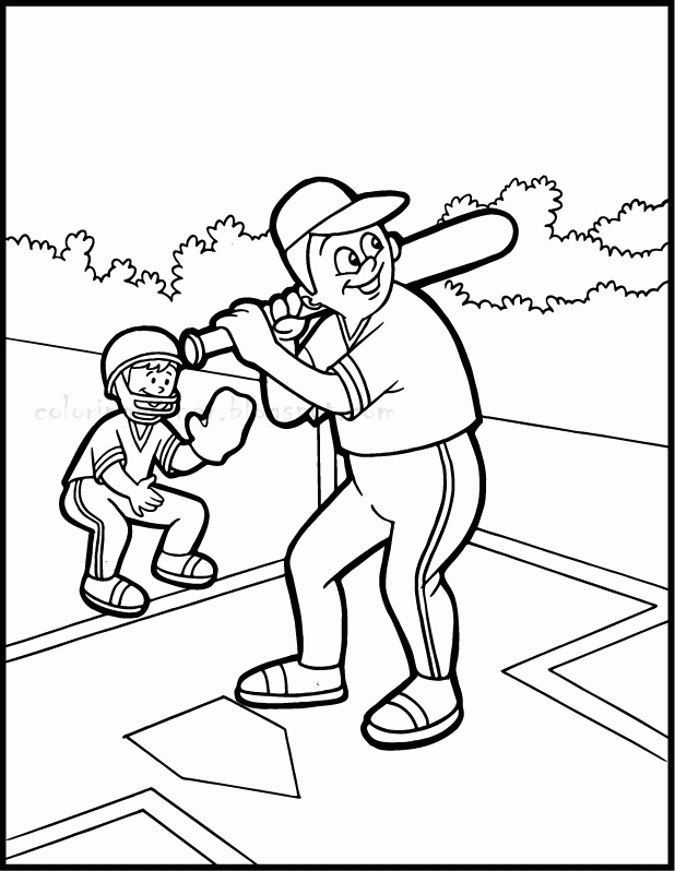 Baseball Team Coloring Pages | Free coloring pages