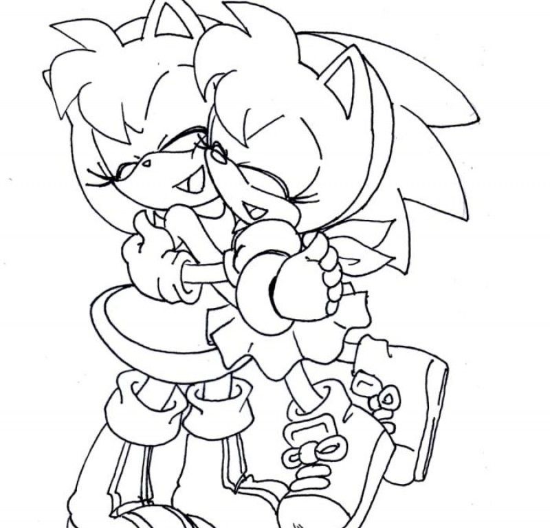 Amy Rose Coloring Pages - Coloring Home