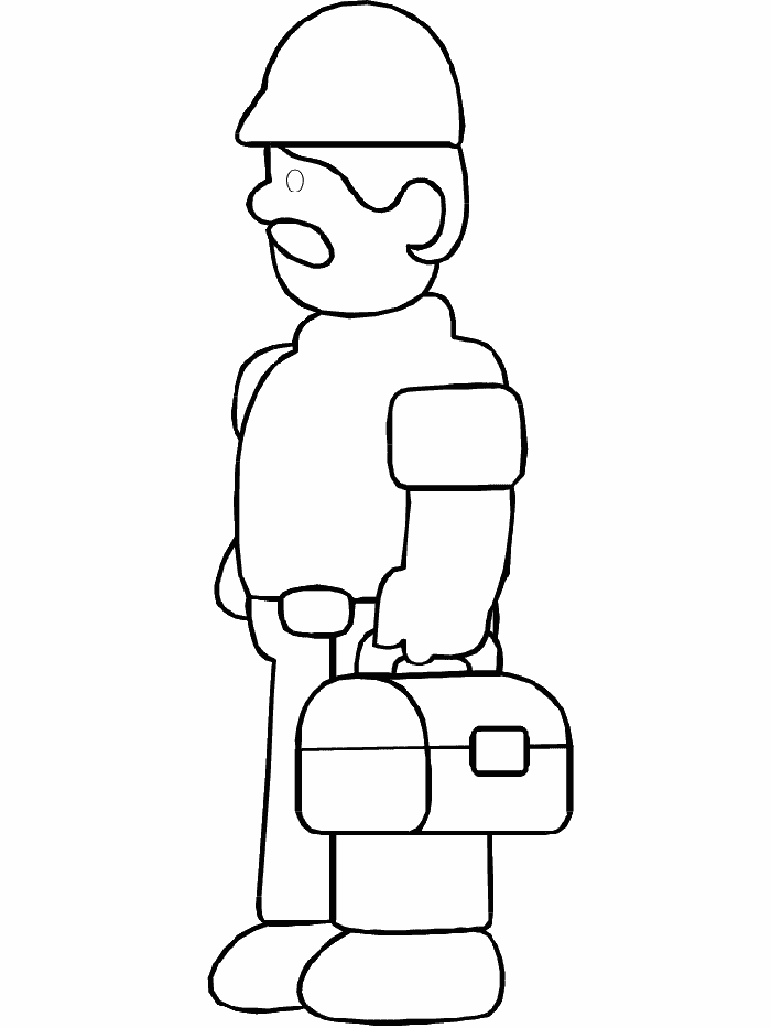 building tools Colouring Pages