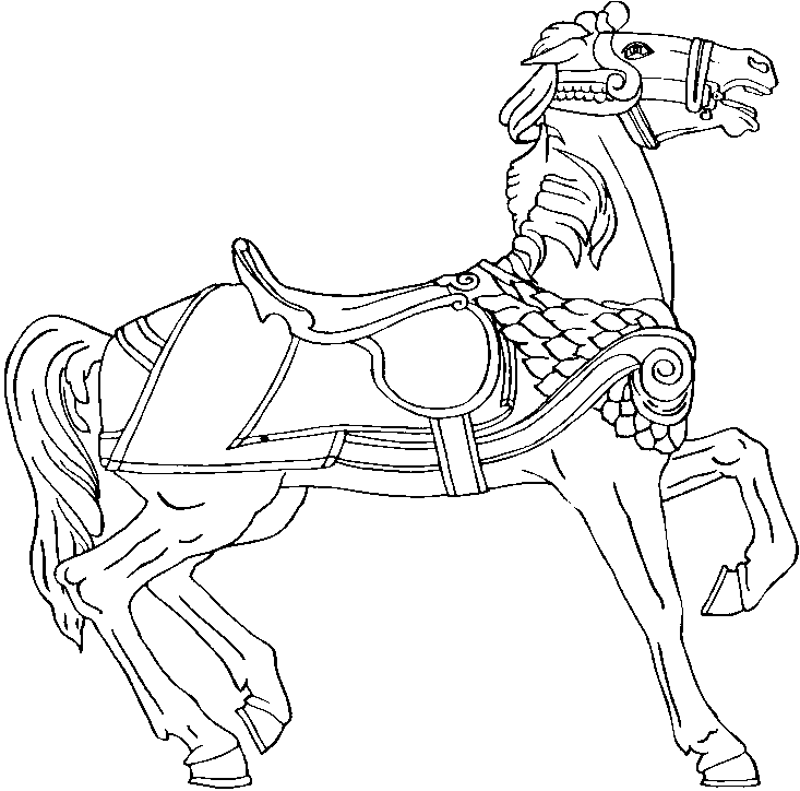 Horse Coloring Pages Page 1 | Cartoon Coloring Pages