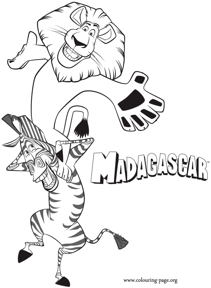 madagascar animals coloring pages - photo #24