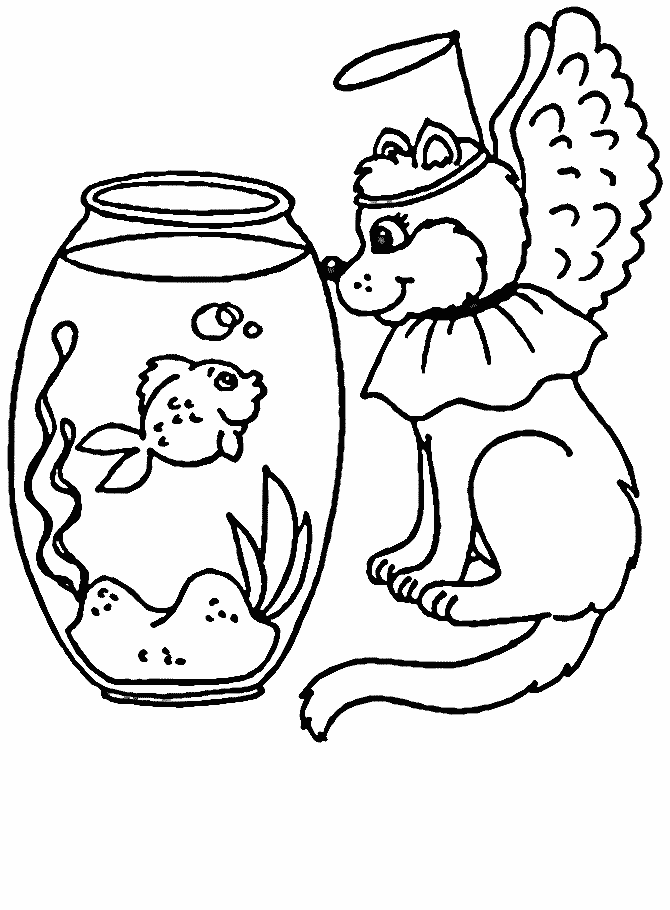 Cats Cat17 Animals Coloring Pages & Coloring Book
