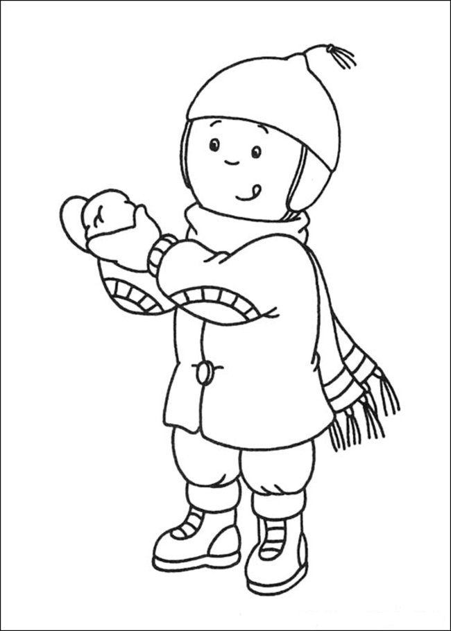 Caillou Coloring Pages Online - Picture 26 – Free Printable 