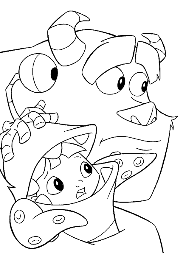 Coloring Page - Monsters inc coloring pages 19