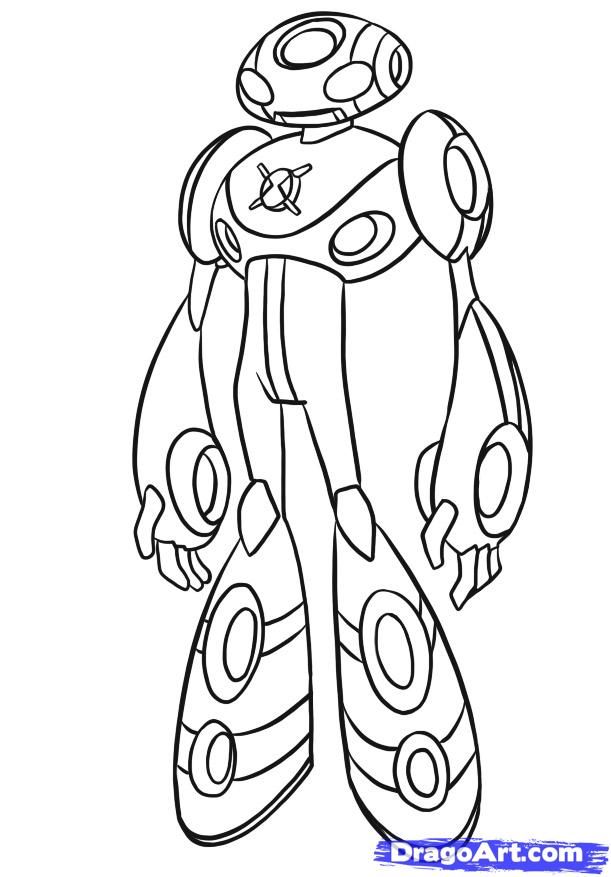 Coloring Pages Ben 10 Ultimate Alien 2 | Free Printable Coloring Pages