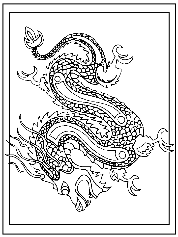 Chinese Dragon | Color, Doodle, Draw and Zetangle