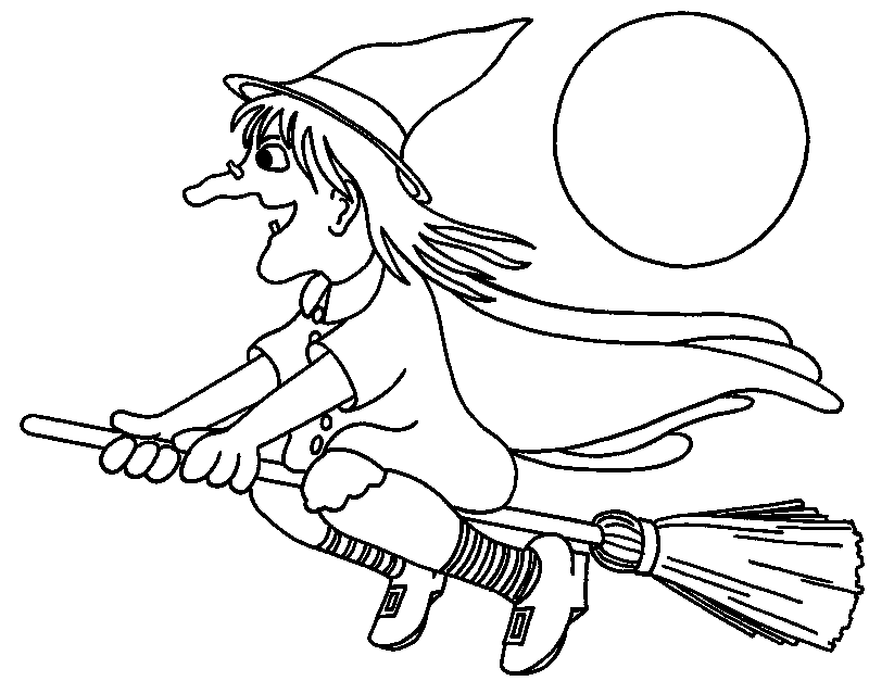 witch-2.gif Colouring Pages