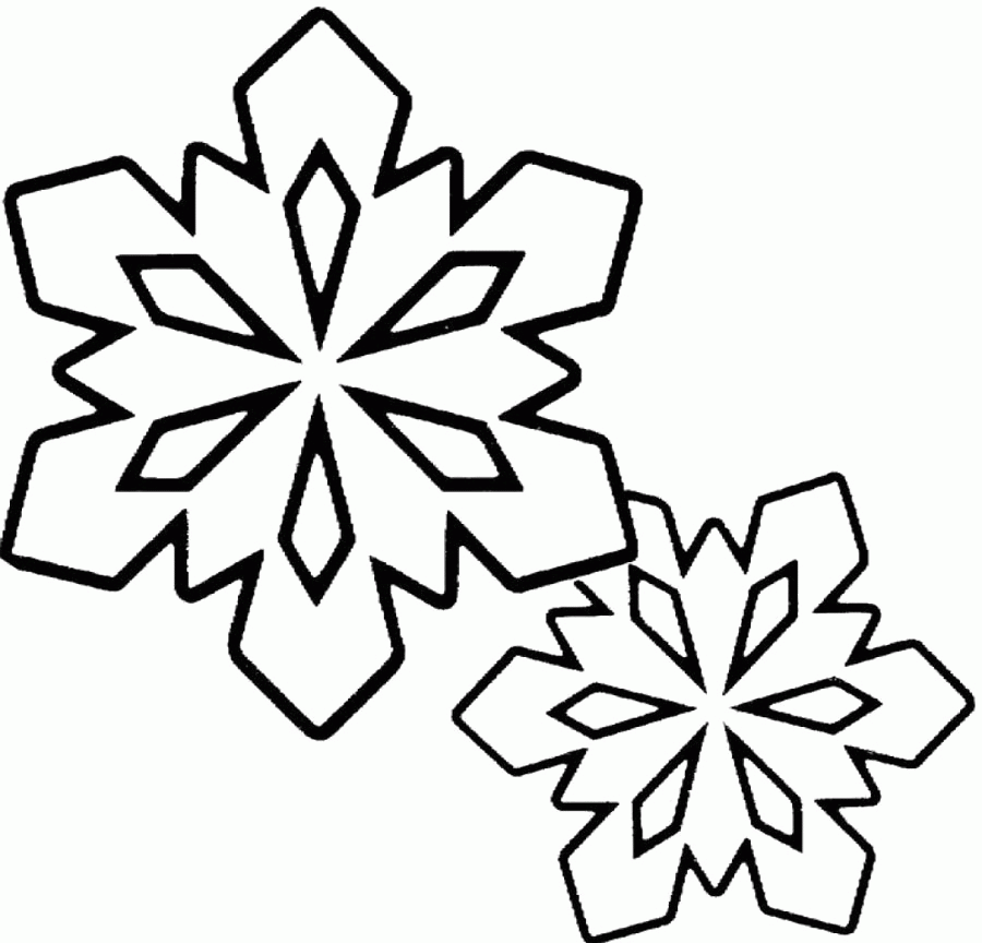 Printable Snowflake Coloring Pages - Coloring Home