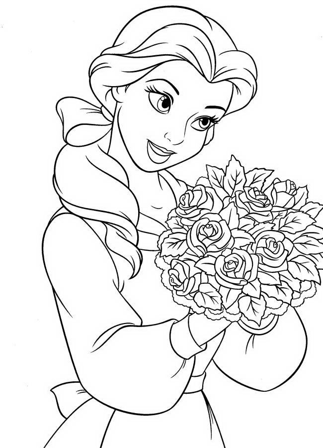 the lovely Princess Colouring Pages