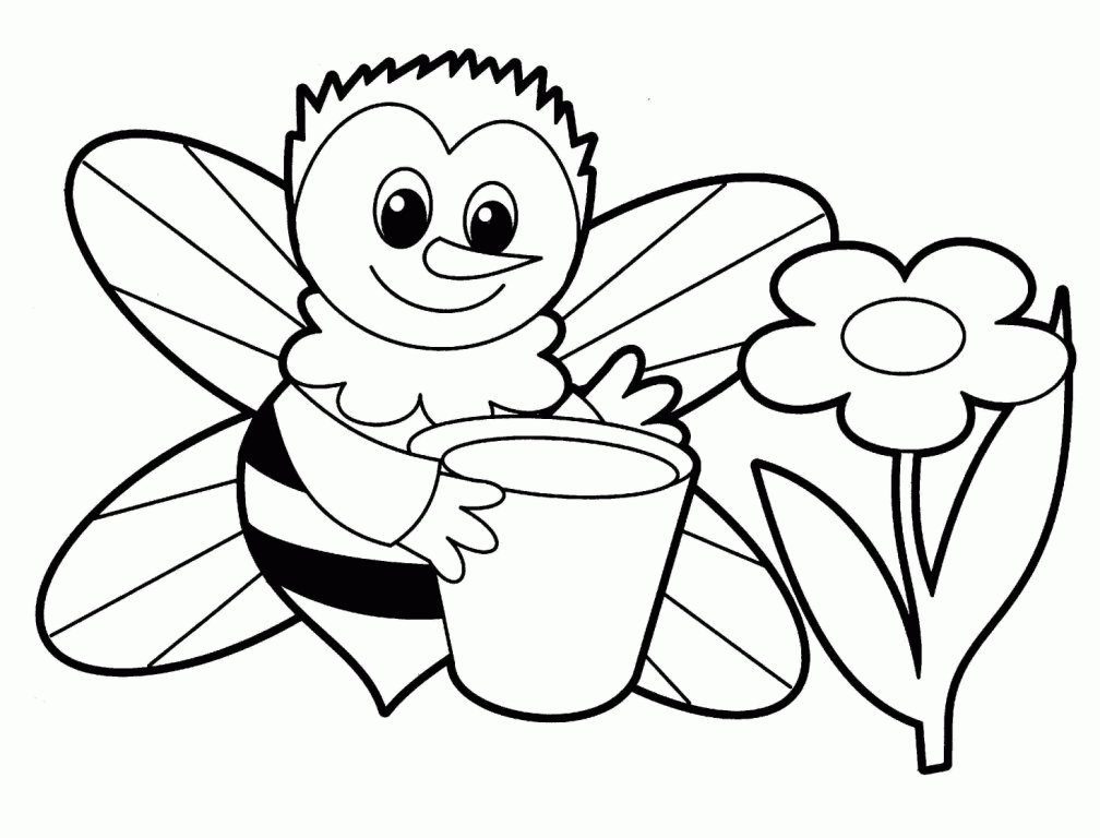 Printable Coloring Pages Cartoon Animals - Coloring Home
