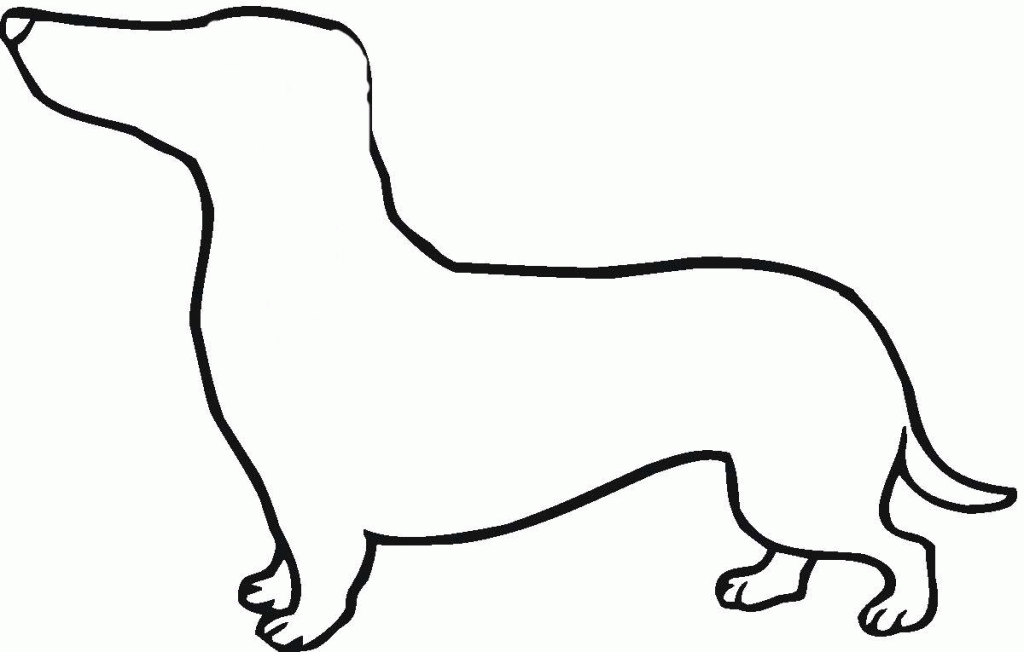 Printable Coloring Pages Of Dachsunds - Coloring Home