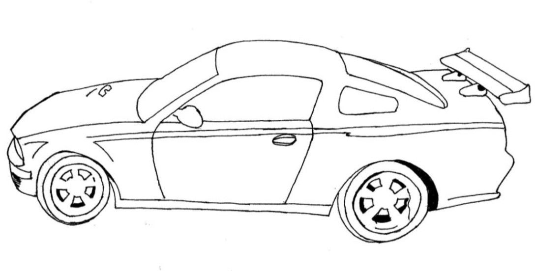 Sport Car Coloring Pages 191 | Free Printable Coloring Pages