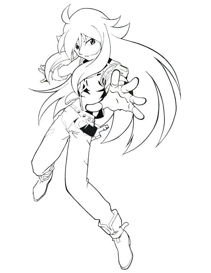 Print Anime Coloring Pages - Coloring Home
