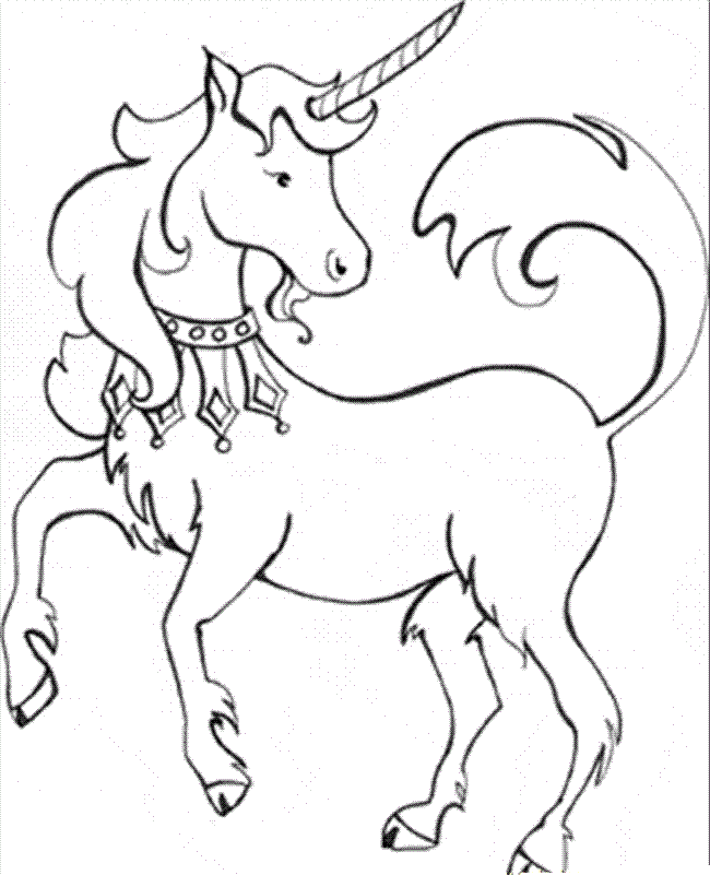 Unicorn Coloring Pages For Kids Coloring Home