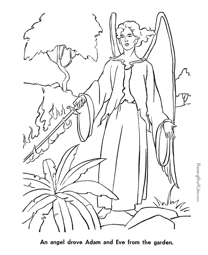 Abel - Bible coloring pages 006