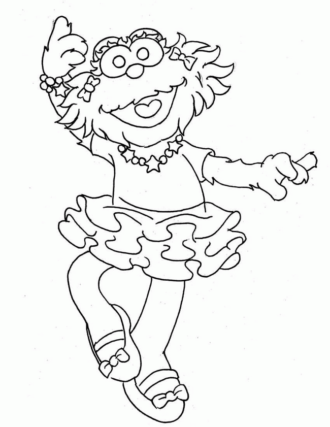Printable Sesame Street Coloring Pages