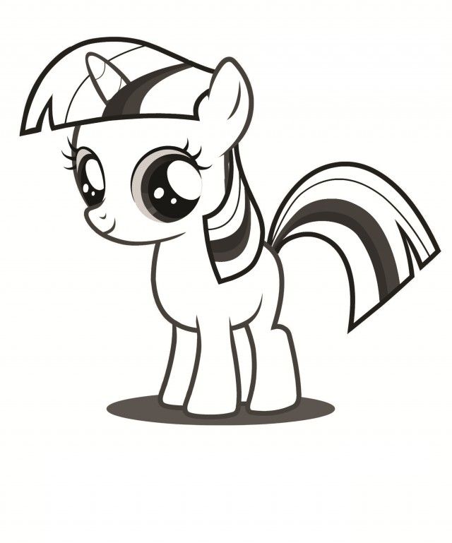 Free Online My Little Pony Rarity Colouring Page My Little Pony 