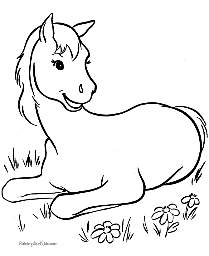 Horse Coloring Pages Printable 17 | Free Printable Coloring Pages