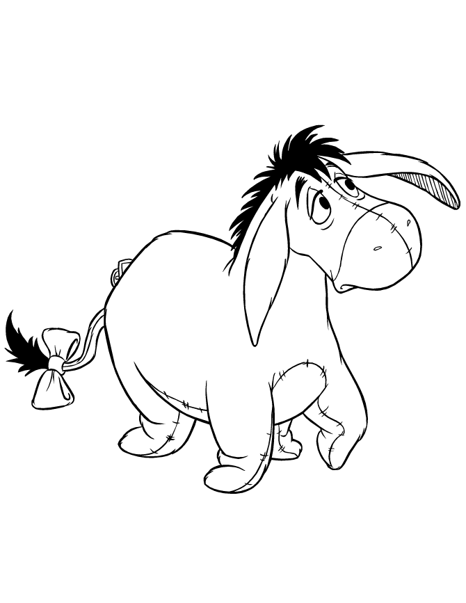 Free Printable Eeyore Coloring Pages | HM Coloring Pages