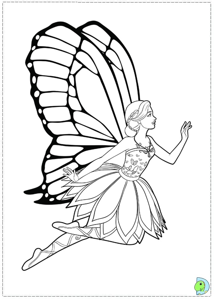 fairy princess coloring pages - photo #14