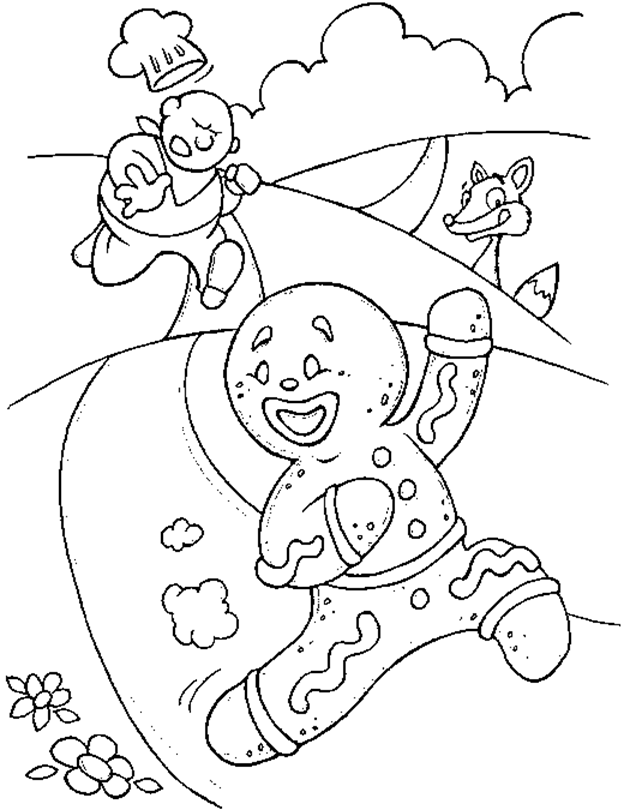 Gingerbread Coloring Pages | Coloring Pics