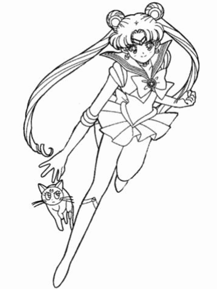 Coloring Pages Sailor Moon - Coloring Home