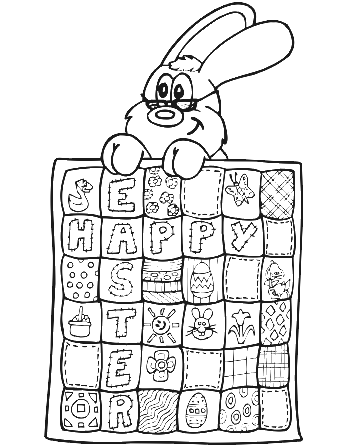 Coloring Page For Book Patchwork Quilt