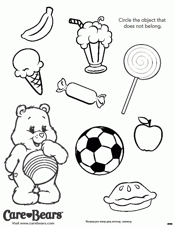 Best Friend Bear Care Bear - Coloring Home