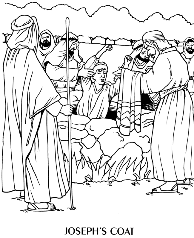 Joseph and His Brothers Coloring Page