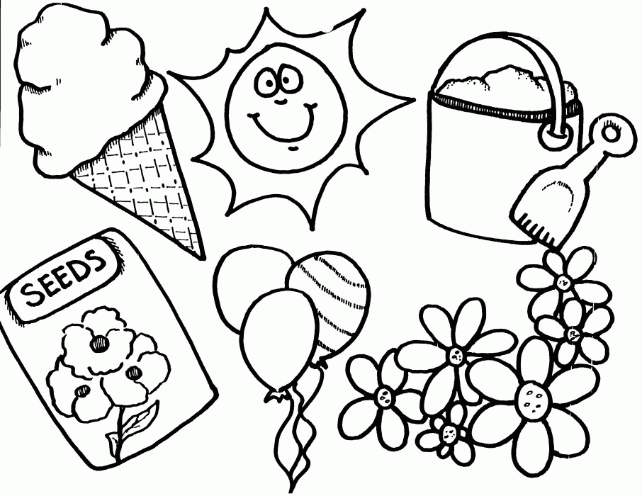 coloring pages spring flowers : Printable Coloring Sheet ~ Anbu 