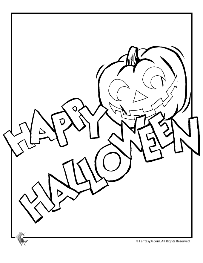 Jarvis Varnado: 11 Happy Halloween Coloring Pages