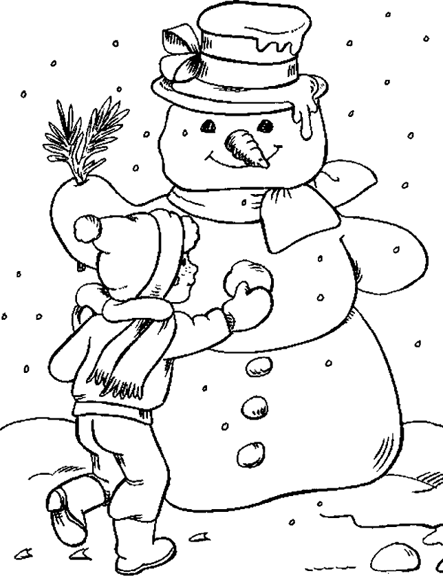 Winter Clothes Coloring Pages 141 | Free Printable Coloring Pages