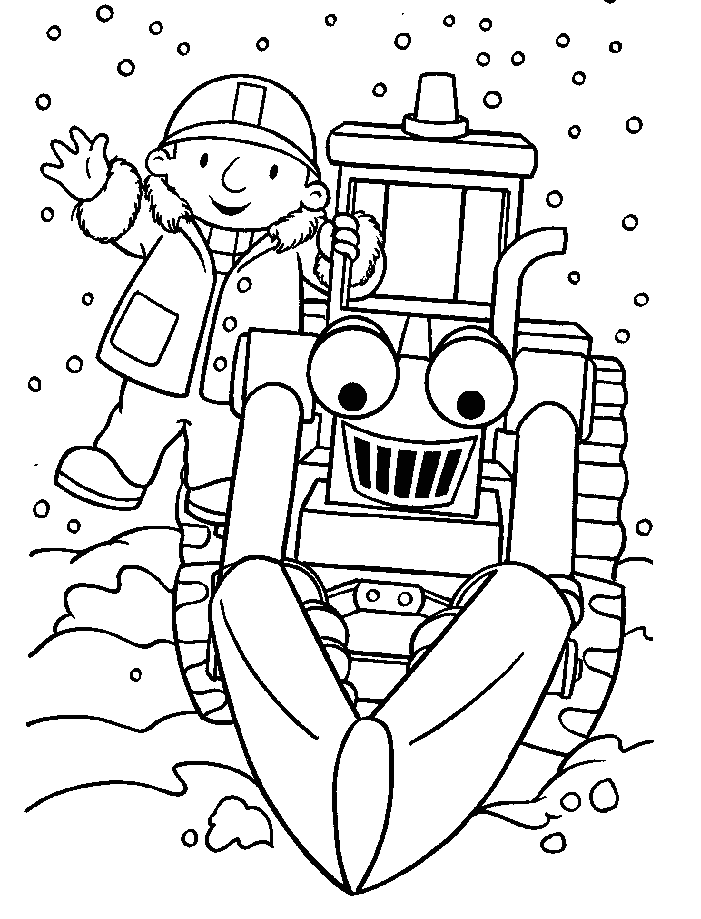 Bob The Builder Coloring Pages for Kids- Free Coloring Sheets to 