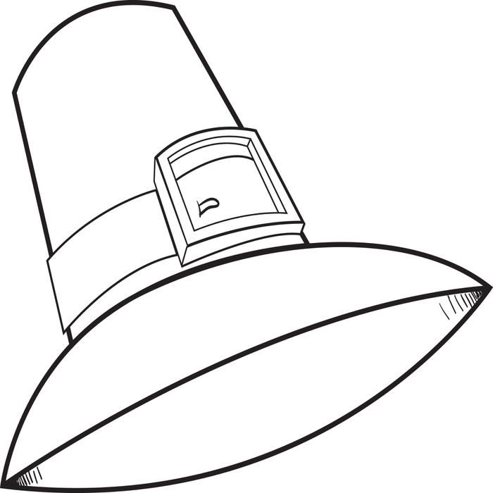 pilgrim hat Colouring Pages (page 3)